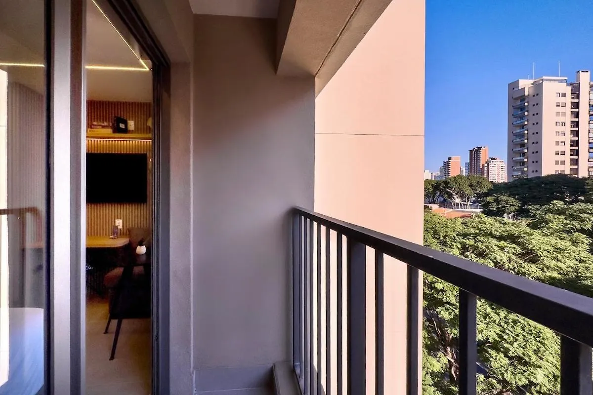 Studio Conforto | Congonhas, Metro E Shopping São Paulo Lägenhet